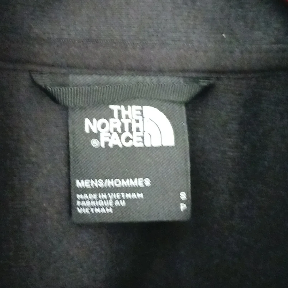 The North Face Mens Ridgevue Golf Softshell Vest Black Grey Full Zip Small